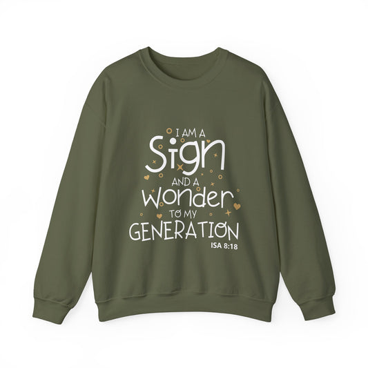 A Sign & a Wonder to my Generation - Crewneck Sweatshirt