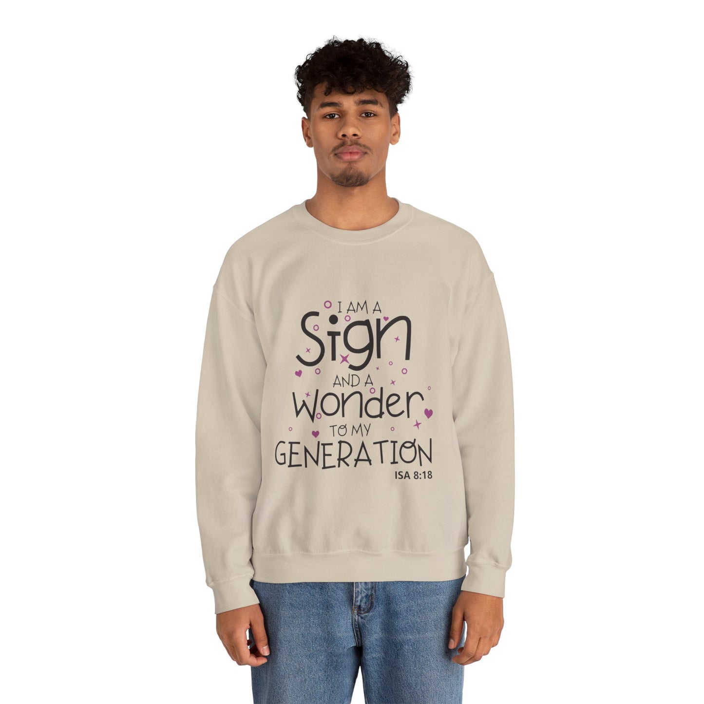 A Sign & a Wonder to my Generation - Crewneck Sweatshirt