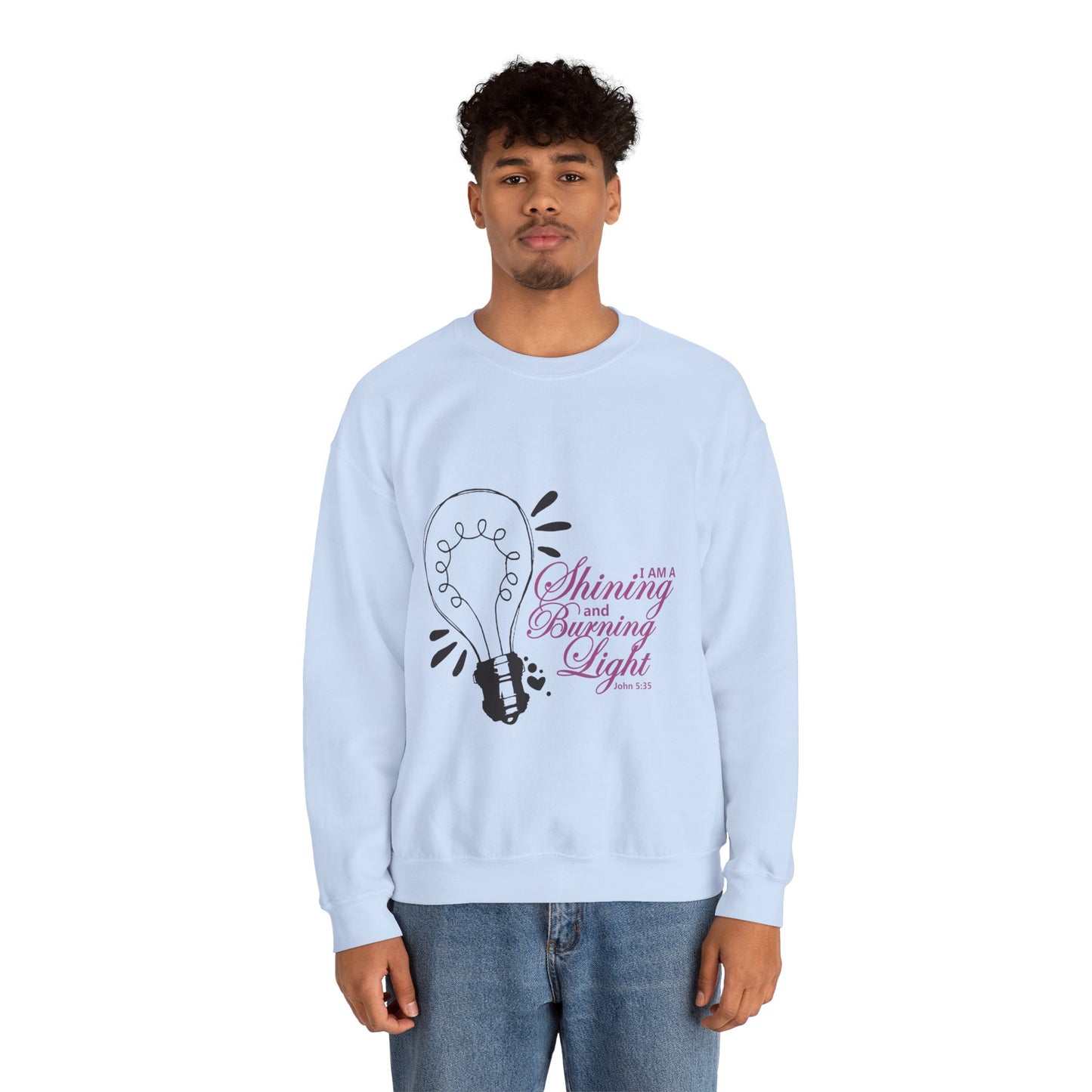 A Shining & Burning Light - Crewneck Sweatshirt