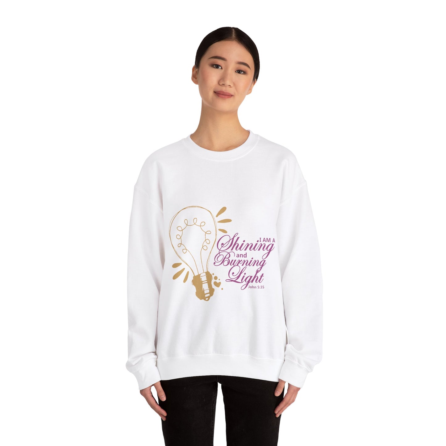 A Shining & Burning Light - Crewneck Sweatshirt