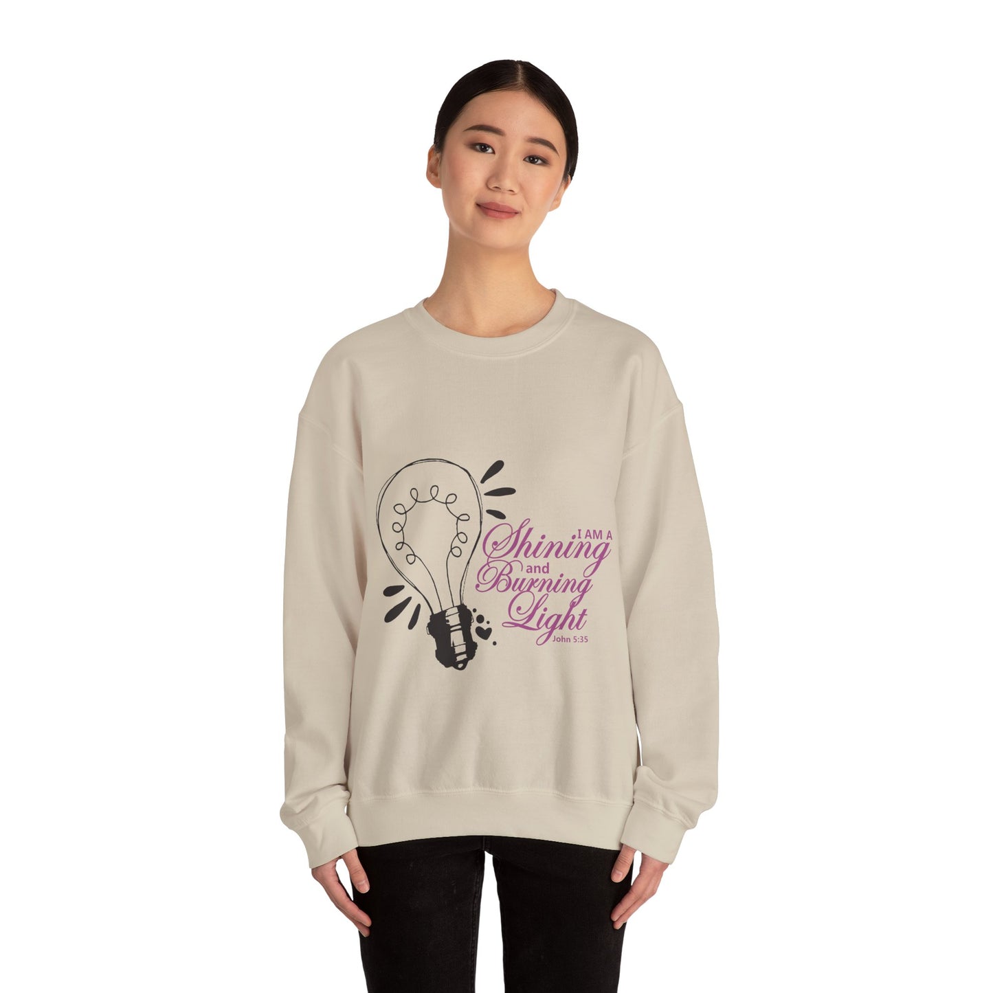 A Shining & Burning Light - Crewneck Sweatshirt