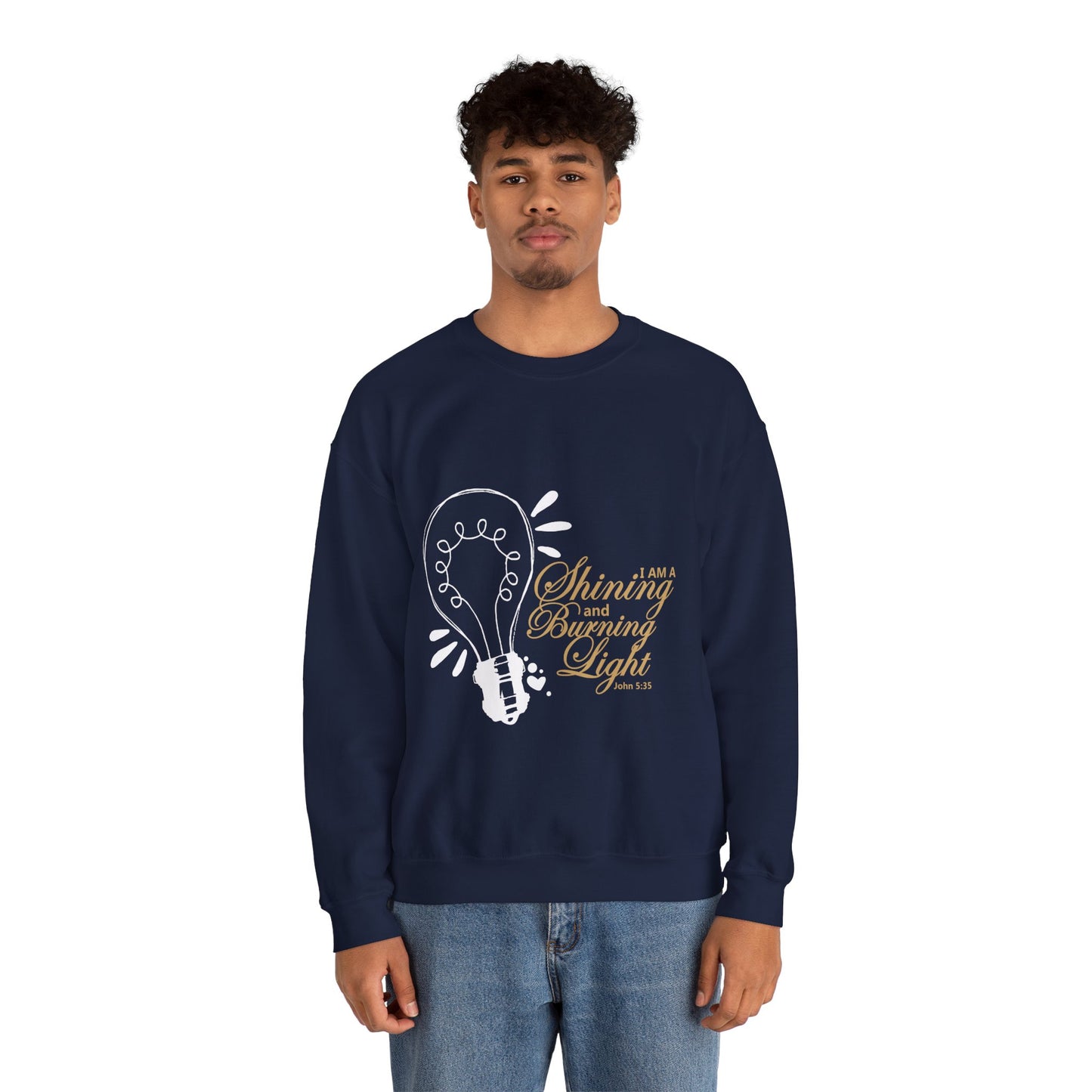 A Shining & Burning Light - Crewneck Sweatshirt