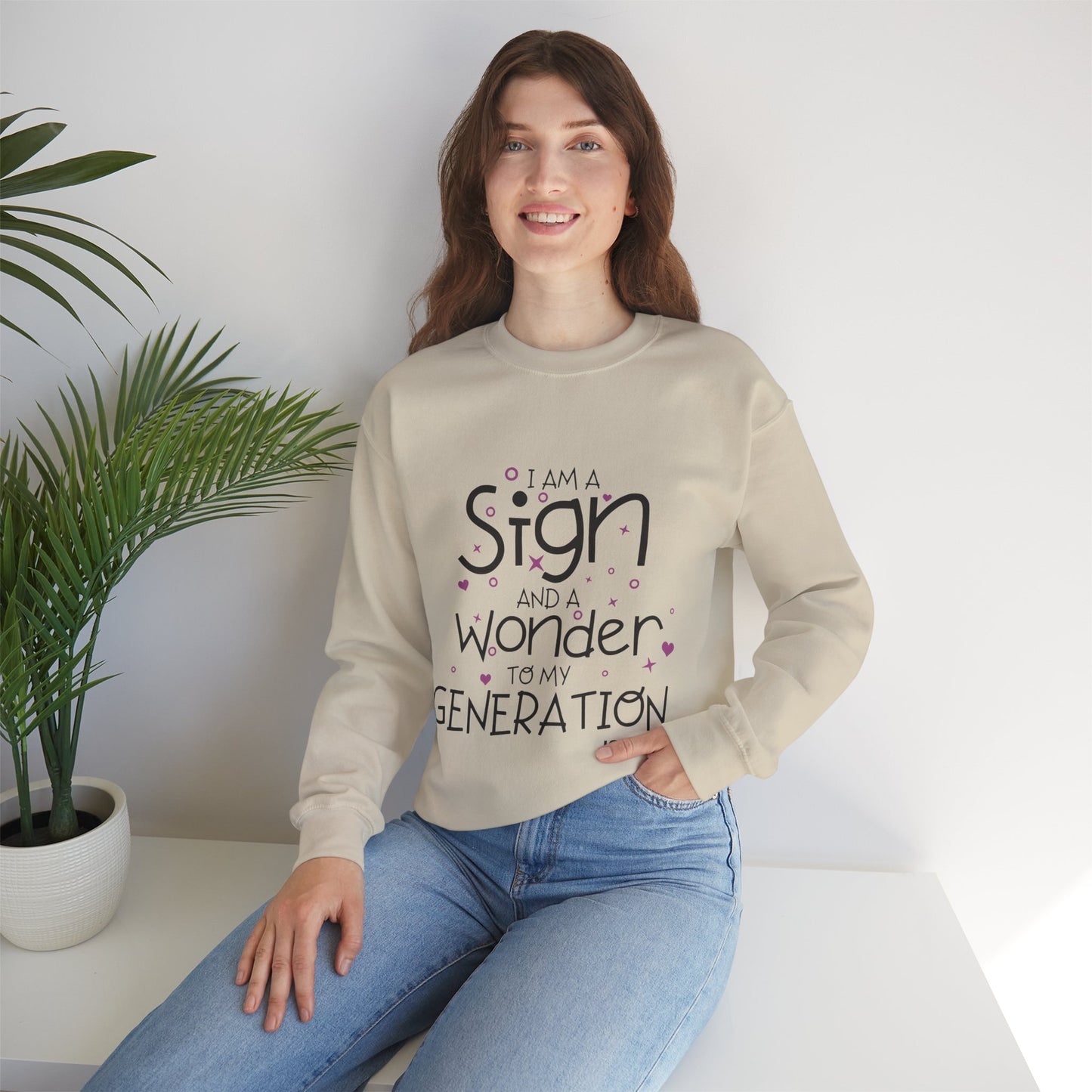 A Sign & a Wonder to my Generation - Crewneck Sweatshirt