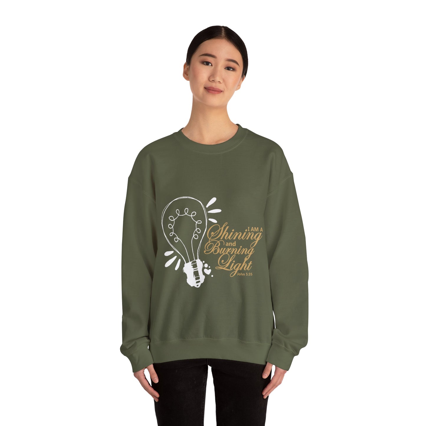 A Shining & Burning Light - Crewneck Sweatshirt