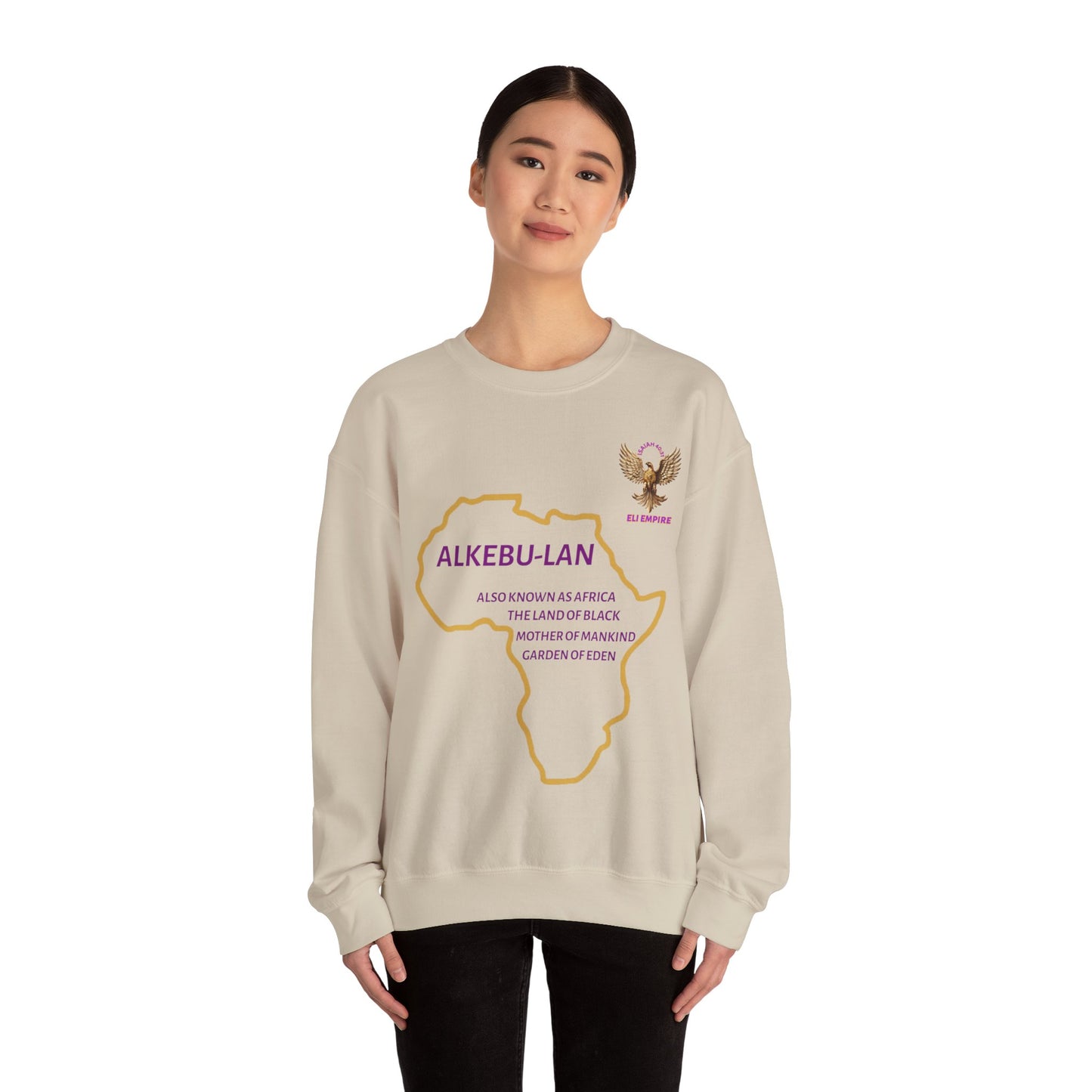 Africa also Known As - Unisex Heavy Blend™ Crewneck Sweatshirt