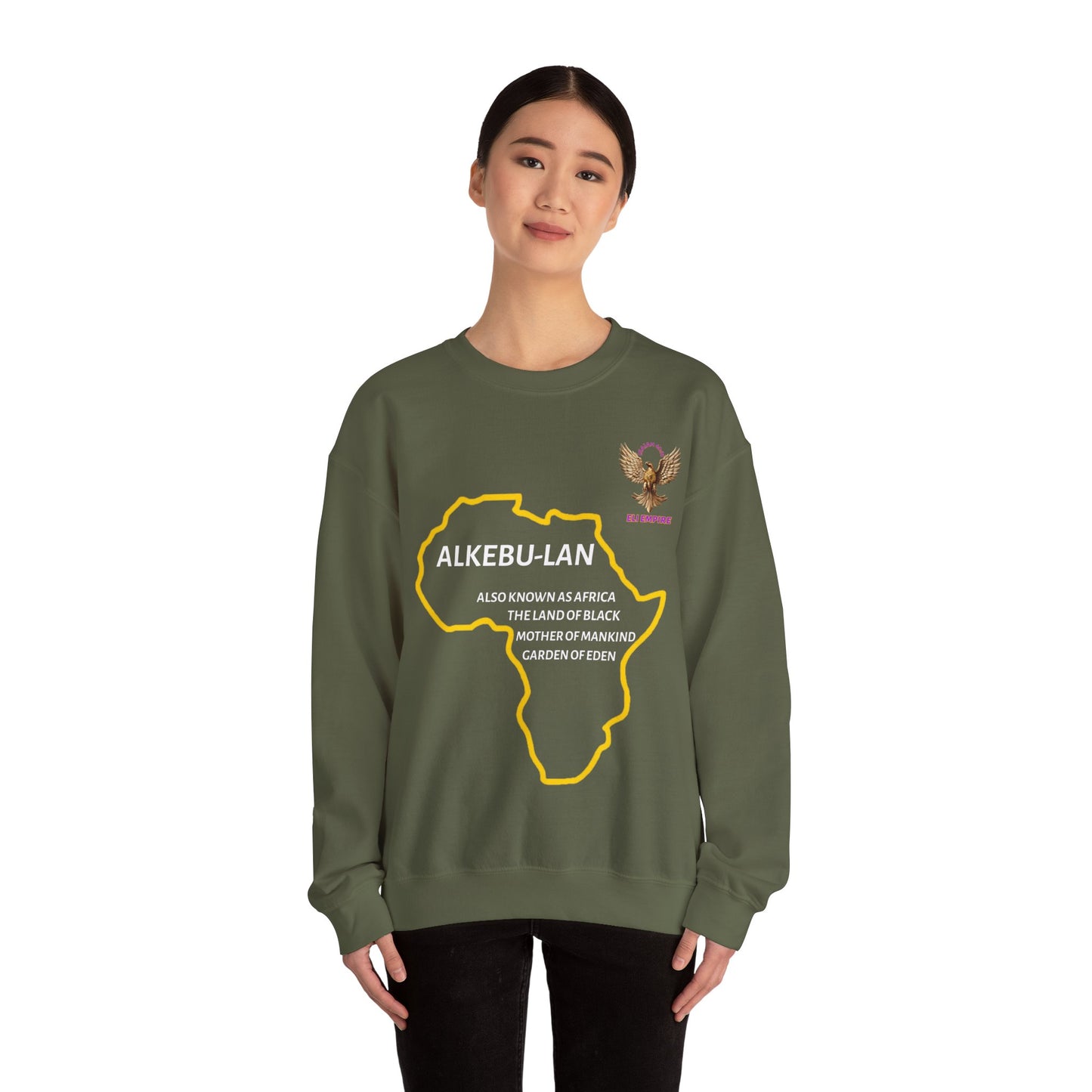 Africa also Known As - Unisex Heavy Blend™ Crewneck Sweatshirt