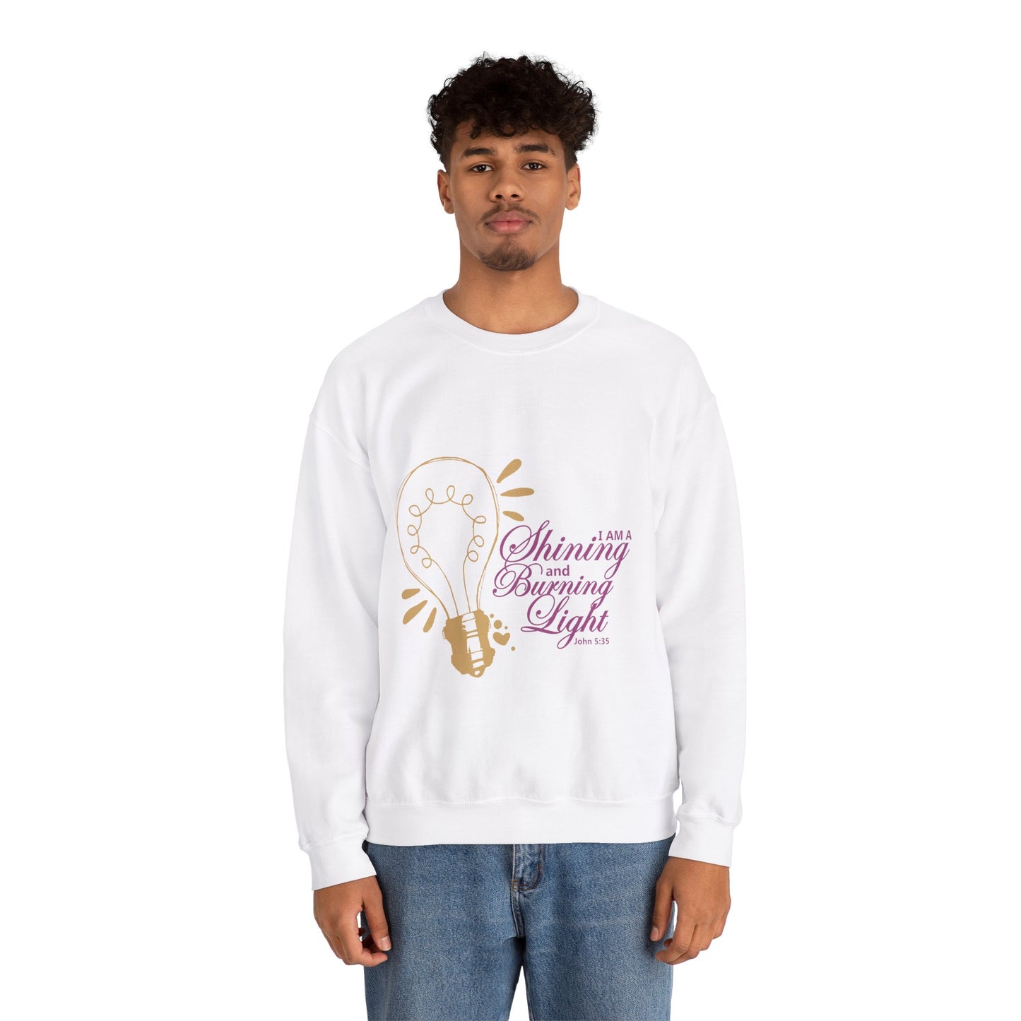 A Shining & Burning Light - Crewneck Sweatshirt