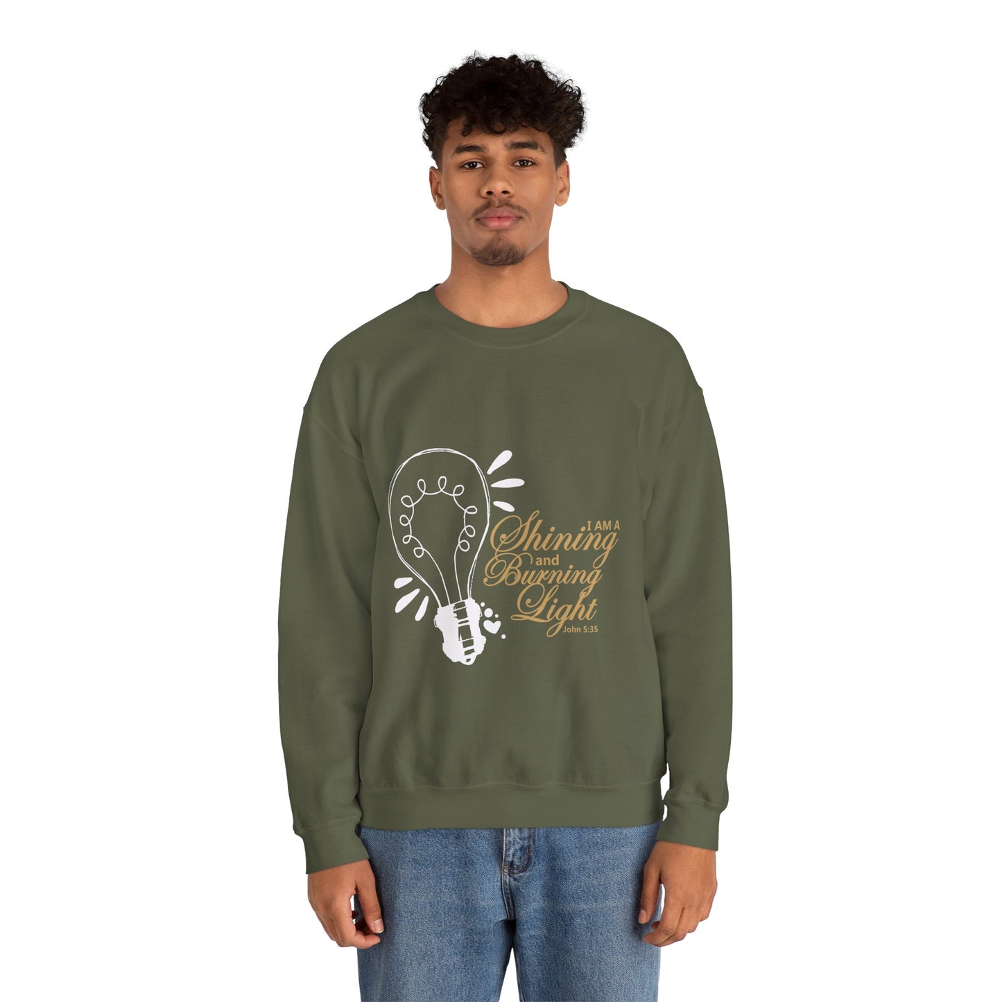 A Shining & Burning Light - Crewneck Sweatshirt